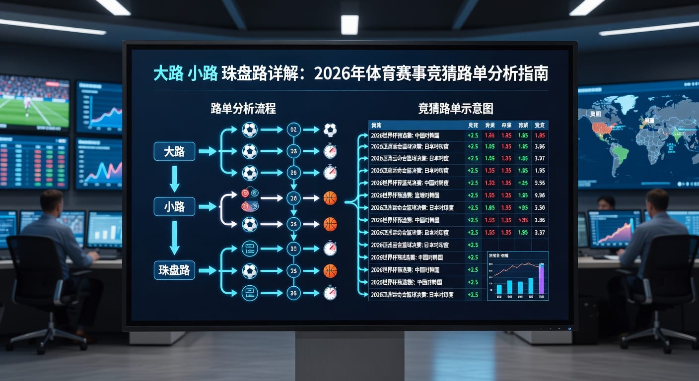 大路小路珠盘路走势解读与投注技巧