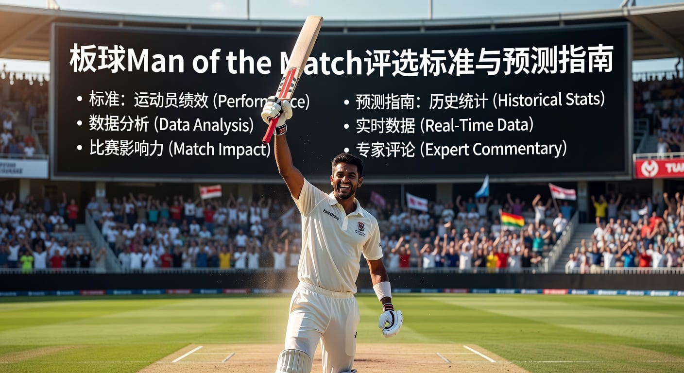 板球 Man of the Match 评选全解析｜赛后最佳球员怎么看